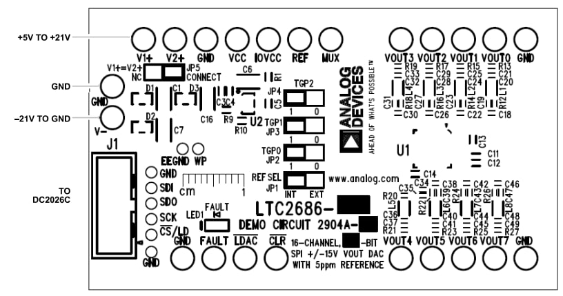 Application Circuit Diagram - Analog Devices Inc. DC2904A-B Evaluation Board